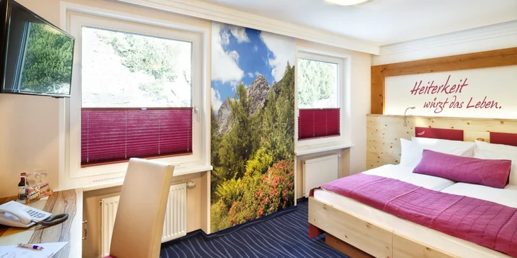 Pobyt se stravou a neomezeným wellness v srdci rakouských Alp: útulný hotel s překrásnými výhledy na hory