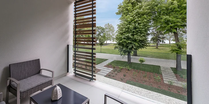 Pohoda na břehu Balatonu: moderní apartmán až pro 6 osob a snídaně