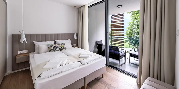 Pohoda na břehu Balatonu: moderní apartmán až pro 6 osob a snídaně