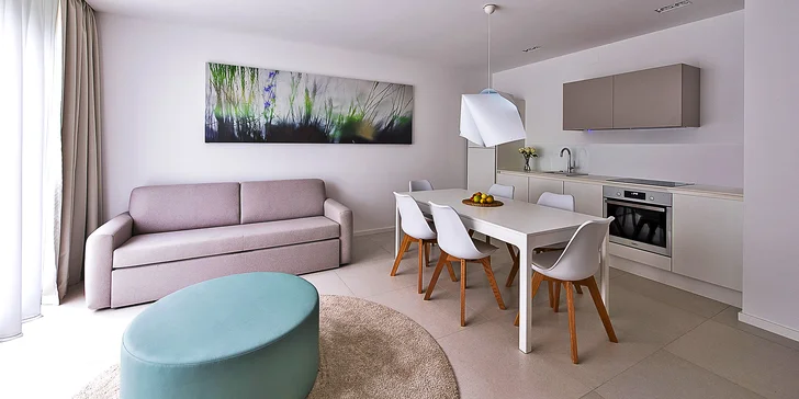 Pohoda na břehu Balatonu: moderní apartmán až pro 6 osob a snídaně