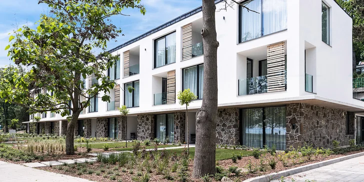 Pohoda na břehu Balatonu: moderní apartmán až pro 6 osob a snídaně