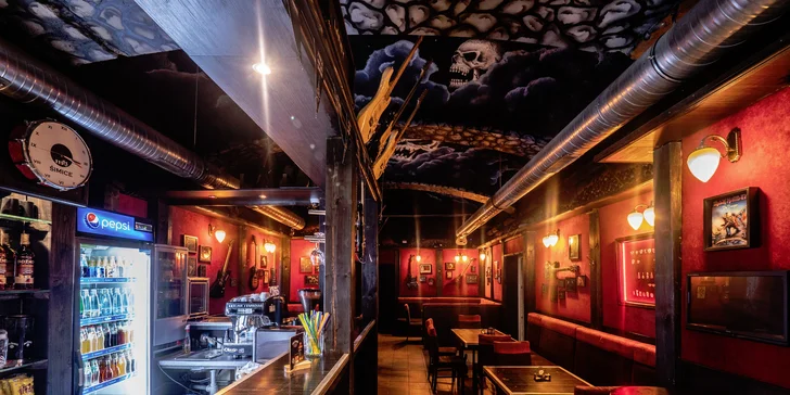 Popijte stylově: otevřený voucher do rockové pivnice v centru Brna, 1000–⁠⁠⁠⁠⁠⁠5000 Kč