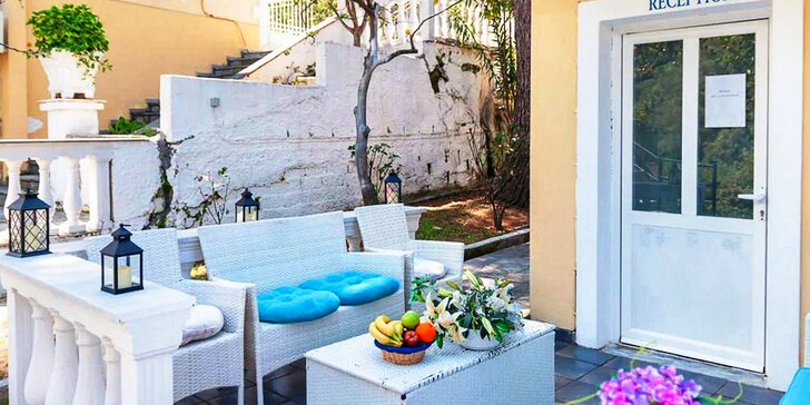 Letní dovolená na ostrově Korfu: 3* apartmány v klidné lokalitě, 5 minut na pláž