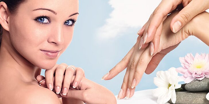 Moderní manikúra SHELLAC + parafínový zábal rukou s relaxační masáží
