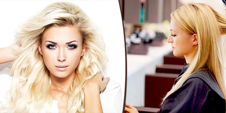 Kadeřnický balíček L’ORÉAL se střihem a barvou nebo melírem