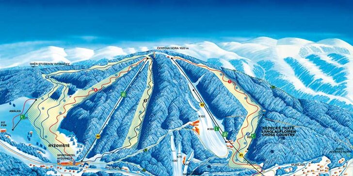 Zimní lyžařský tábor od 4 do 15 let v Harrachově (lze i s rodičem / prarodičem)