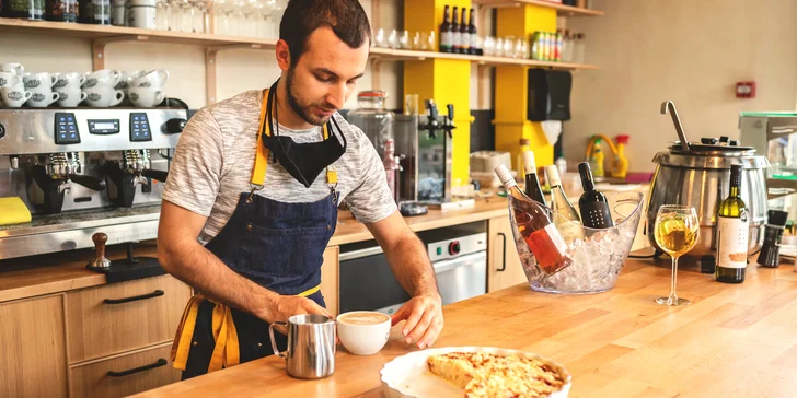 Až 5hod. baristický kurz: domácí či pokročilá příprava espressa