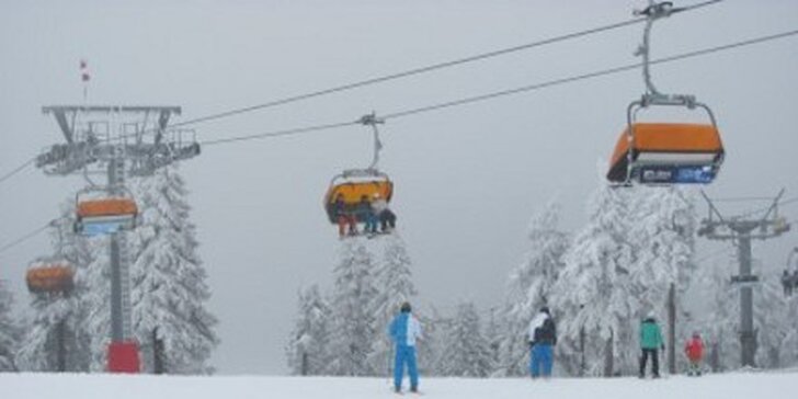 Dovolená pro náročné lyžaře s relaxací ve Skiareálu Klínovec