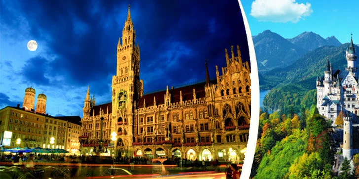 Pohádkový Neuschwanstein a adventní Mnichov