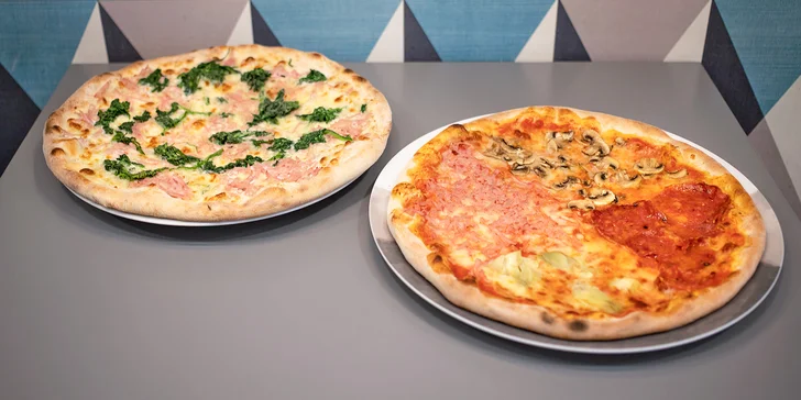 Dejte si něco dobrého: pizza nebo těstoviny podle výběru pro 2 osoby