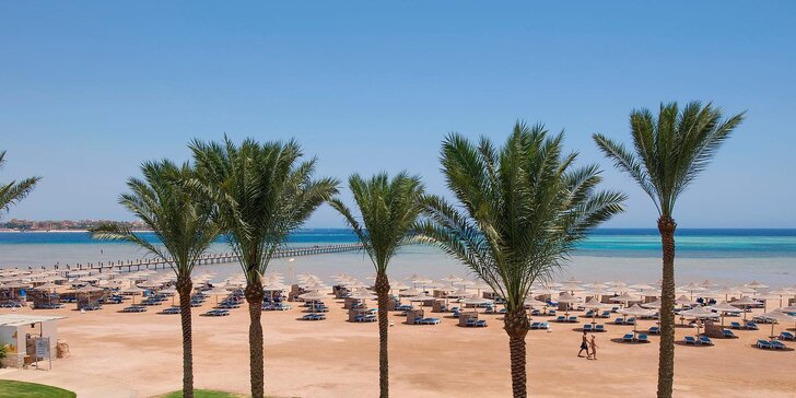 Hurghada v Egyptě: 4* resort u pláže, s bazény a all inclusive, letenka a česky hovořící delegát