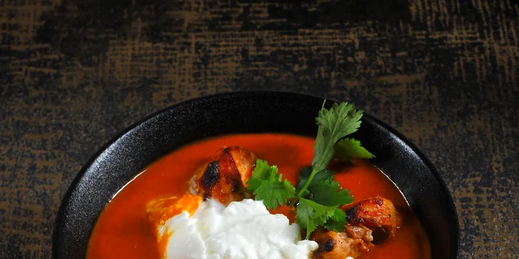 Ochutnávka Indie: masové nebo vege menu na odnos s sebou pro 2 osoby