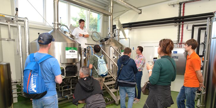 Hodinová exkurze v pivovaru Rotor i s ochutnávkou tří vzorků piva dle vlastního výběru