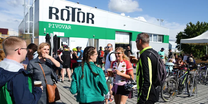 Hodinová exkurze v pivovaru Rotor i s ochutnávkou tří vzorků piva dle vlastního výběru