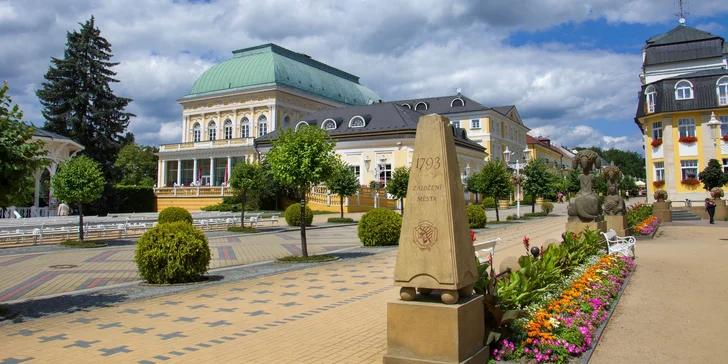 Relax ve Františkových Lázních s polopenzí, procedurami a bazénem