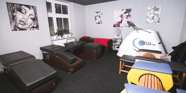 Cvičení na slender stolech, lymfodrenáž i VacuShape: vouchery na 1, 3 nebo rovnou 10 návštěv