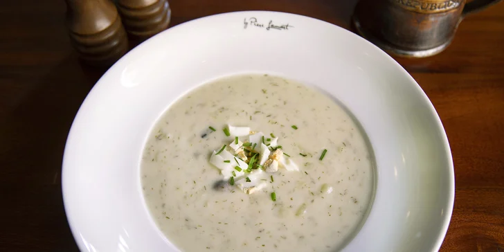 S atmosférou první republiky: 3chodové menu dle výběru pro dva