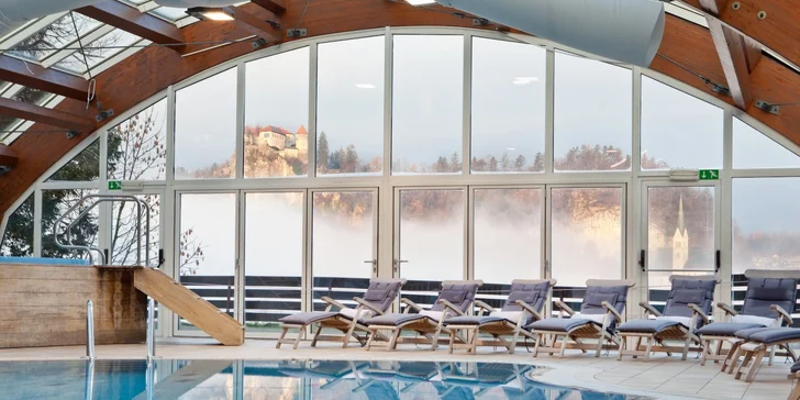 Dovolená v Bledu ve Slovinsku: 4* hotel blízko jezera, se snídaní, bazénem a saunami