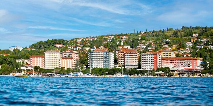 Dovolená ve slovinské Portoroži: 5* hotel u moře, s wellness a snídaní