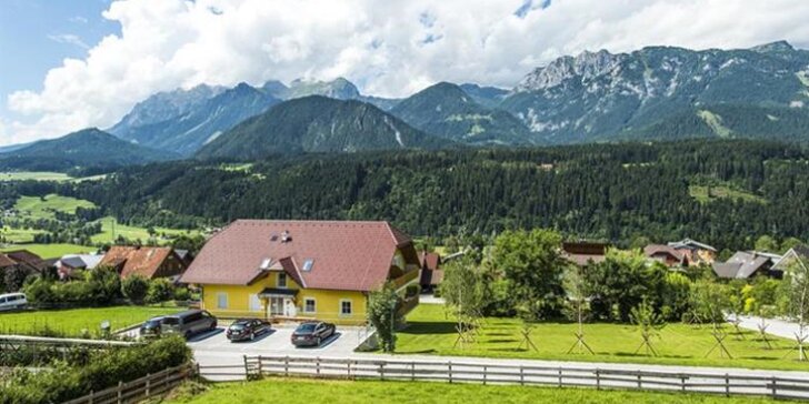 4 dny v rakouských Alpách: vybavené apartmány pro 4–5 os.