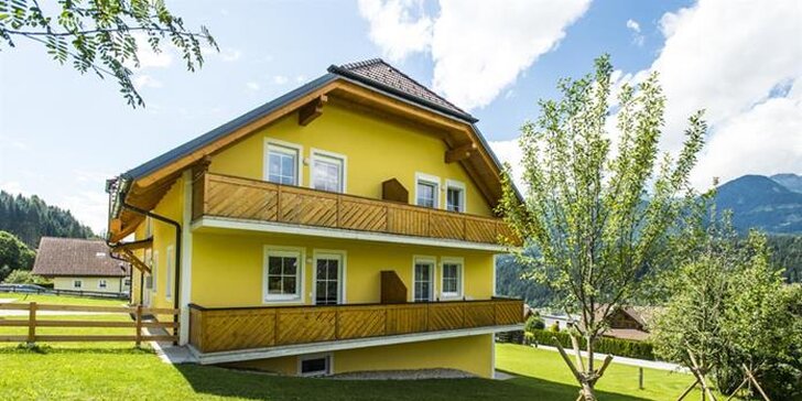 4 dny v rakouských Alpách: vybavený apartmán pro 4 osoby
