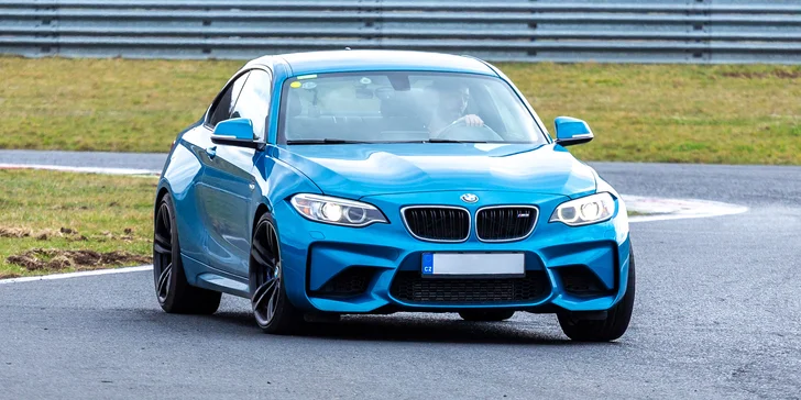 1–4 kola na okruhu v Mostě či Brně řidič či spolujezdec BMW M2 nebo M3