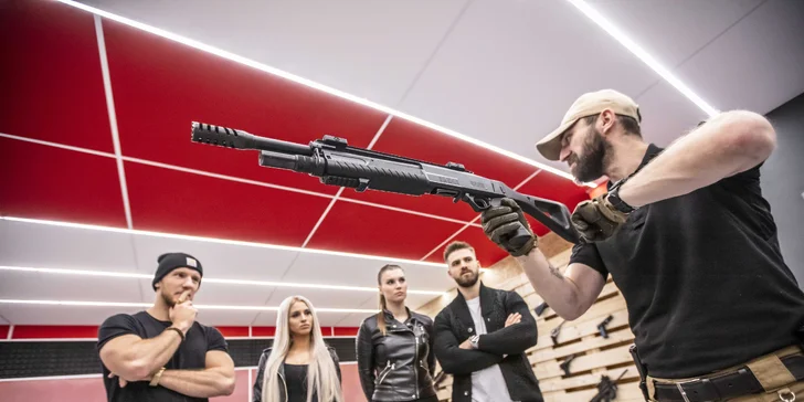 Výběr top zbraní na moderní střelnici: 3, 5 nebo 8 druhů a až 70 nábojů