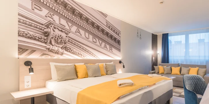 Až osmidenní pobyt v centru Budapešti: moderní hotel a bufetové snídaně