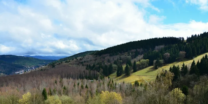 Krásný hotel v Krušných horách: neomezený wellness, polopenze a zábava