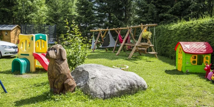 Jaro nebo léto v Krkonoších v rodinném penzionu: polopenze a vstup do fun parku