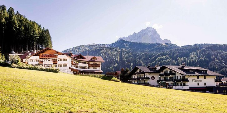 Léto v italských Dolomitech: 4* hotel ve Val Gardena s polopenzí