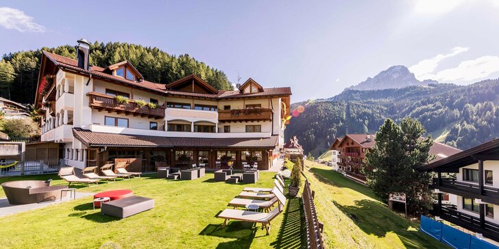 Léto v italských Dolomitech: 4* hotel ve Val Gardena s polopenzí