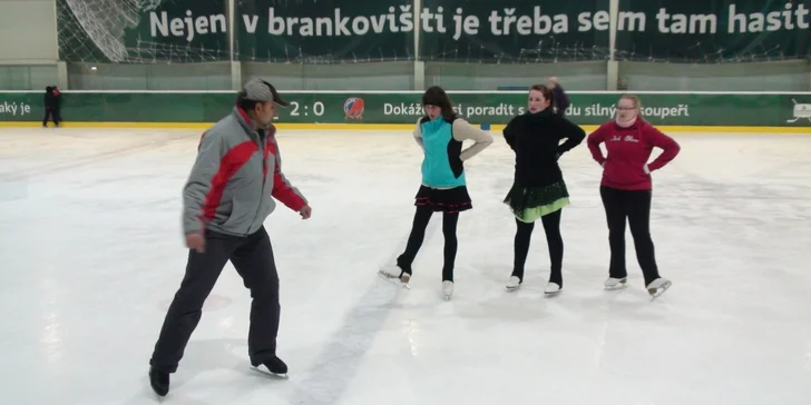 Jednorázové vstupné - Kurz bruslení a krasobruslení pro veřejnost v Plzni