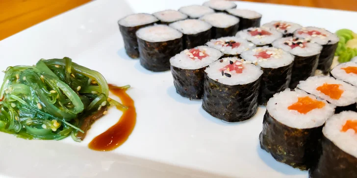 24 nebo 50 ks sushi pro milovníky ryb i vegetariány