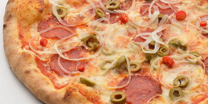Pohádková pizza podle vlastního výběru s rozvozem po Brně