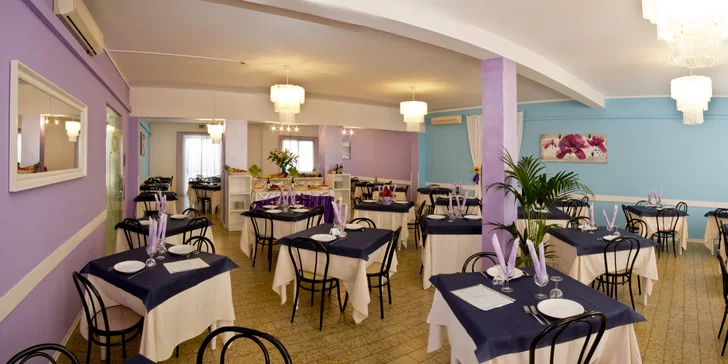 Letní dovolená v italském Gatteo a Mare: 3* hotel, polopenze a na pláž 250 metrů