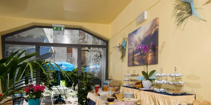 Letní dovolená v italském Gatteo a Mare: 3* hotel, polopenze a na pláž 250 metrů
