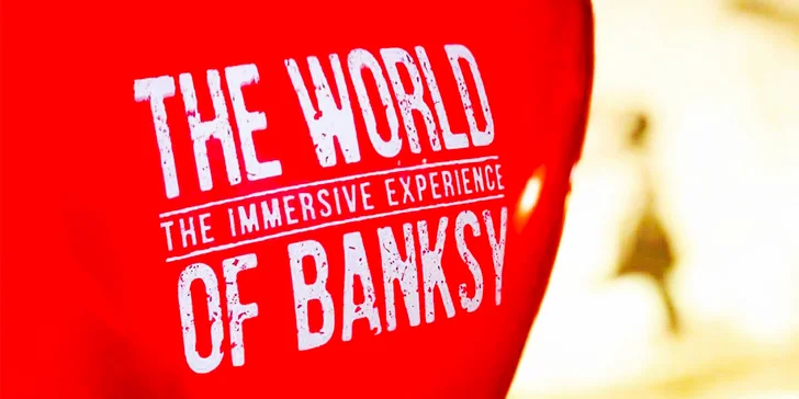 Vstupné na výstavu The World of Banksy pro děti i dospělé: více než 100 děl