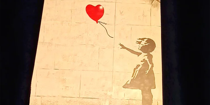 Vstupné na výstavu The World of Banksy pro děti i dospělé: více než 100 děl