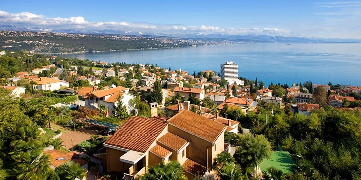 Na jeden den k moři: koupání v oblíbeném letovisku Opatija, odjezd v pondělí