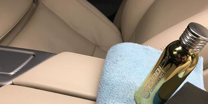 Auto jako nové: mytí karoserie zvnějšku i čištění interiéru včetně ošetření kožených sedaček