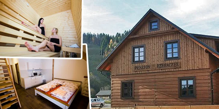 3 dny v luxusním apartmánu pro 4-5 osob v Dolní Lomné, Beskydy