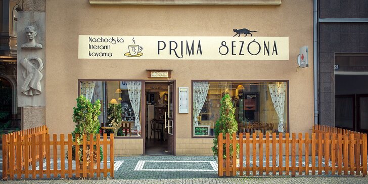 Otevřený voucher na cokoliv z nabídky kavárny Prima Sezóna v hodnotě 300 Kč a 500 Kč