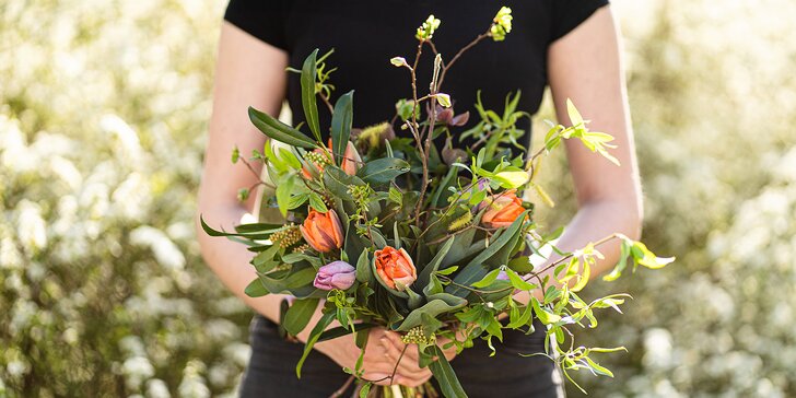 Lokální, ekologické a bez chemie: krásné vázané kytice vydrží až 2 týdny