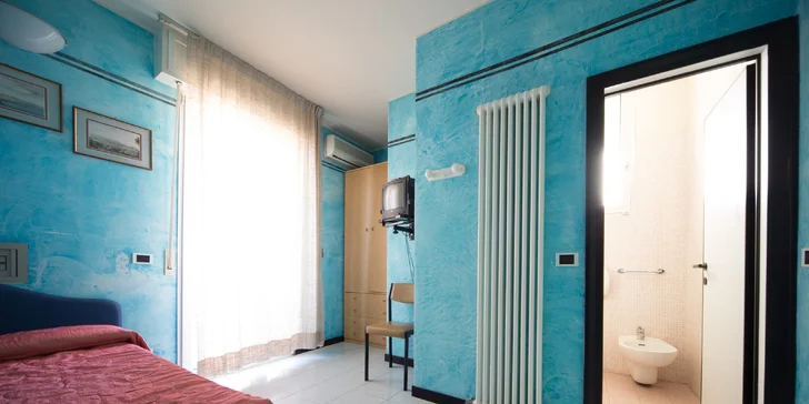 8denní dovolená v Rimini, polopenze a hotel přímo u písečné pláže