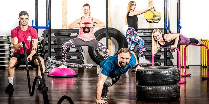 Vstupy na cvičení dle výběru: aerobic, zumba, poledance, cross fitness i TRX nebo pilates či fitbox