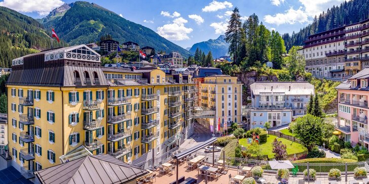Aktivní dovolená v rakouských Alpách: 4* hotel s výhledem na Bad Gastein