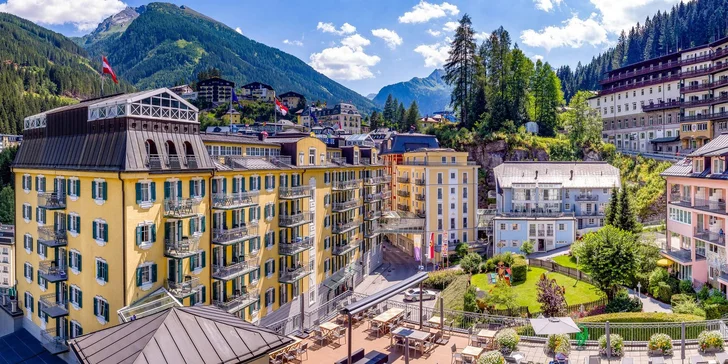 Aktivní dovolená v rakouských Alpách: 4* hotel s výhledem na Bad Gastein
