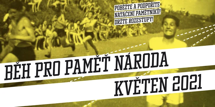 Startovné na Běh pro Paměť národa: pomozte uchovat vzpomínky pamětníků