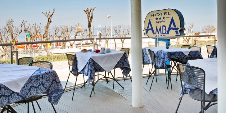 8denní dovolená v Rimini, polopenze a hotel přímo u písečné pláže